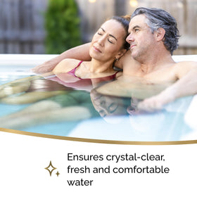 Sirona Spa Care Simply Start-Up Kit in use during routine spa maintenance