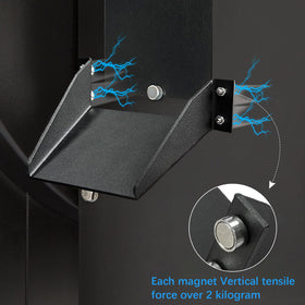 Sirozi easy-attach pellet chute on discharge port for quick cleanup.