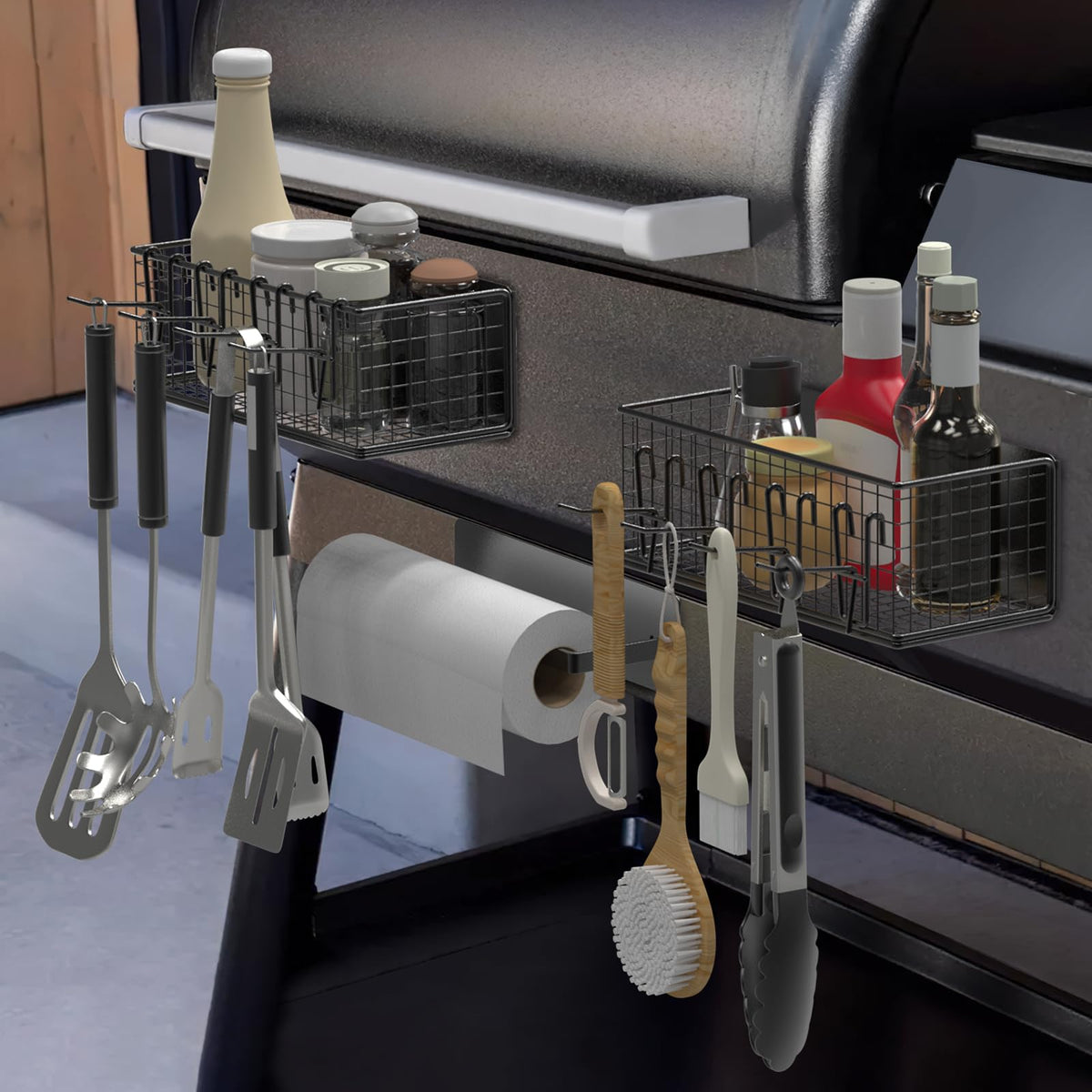 Sirozi secure magnetic attachment staying in place during grilling sessions.