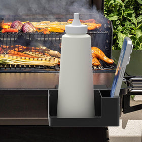 Sirozi versatile grill accessory supports drinks, tools, and phones.