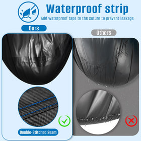 SIRUITON elastic hem and toggles create a snug fit for daybeds