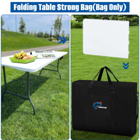 SIRUITON bag designed to fit 6-foot folding tables for organized transport.