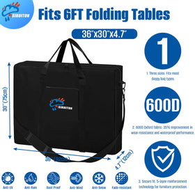 SIRUITON bag with shoulder strap and padded handles for easy outdoor transport.