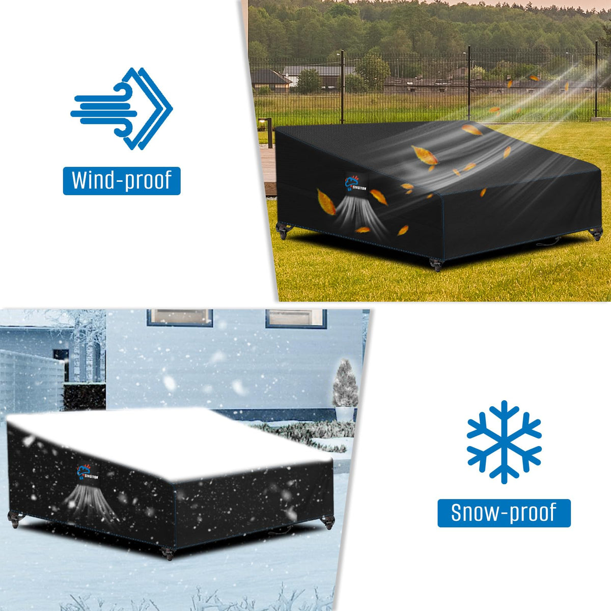 SIRUITON versatile sizes accommodate benches, sofas, daybeds and loungers