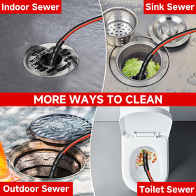 SITIMIMIL corner sewer nozzle clears tight bends