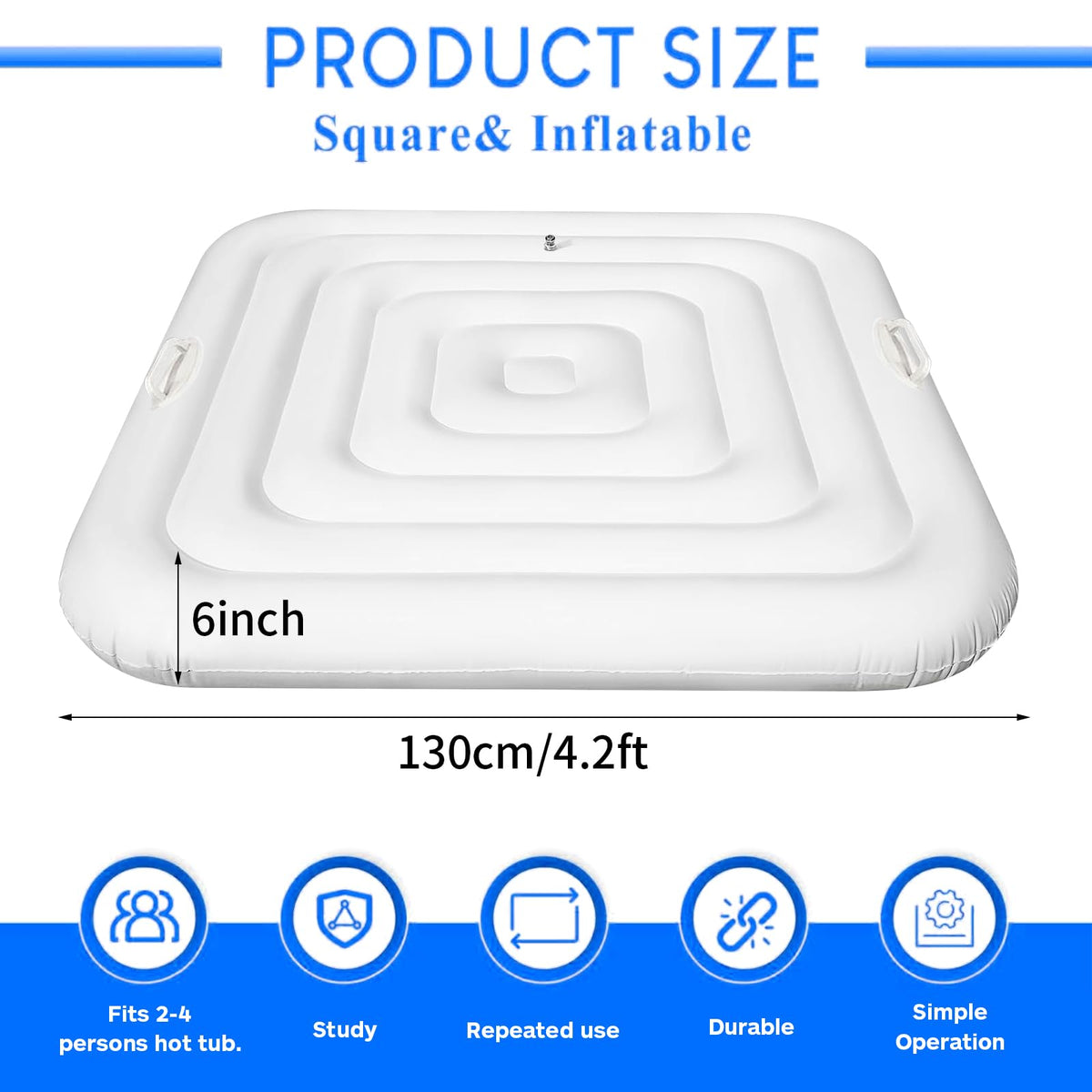 Sitroasho square hot tub cover installs quickly for reliable spa protection.