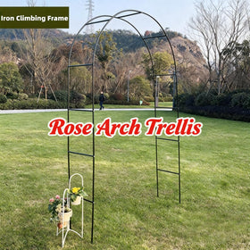 Siuchuen easy-assembly arch can be set up solo.
