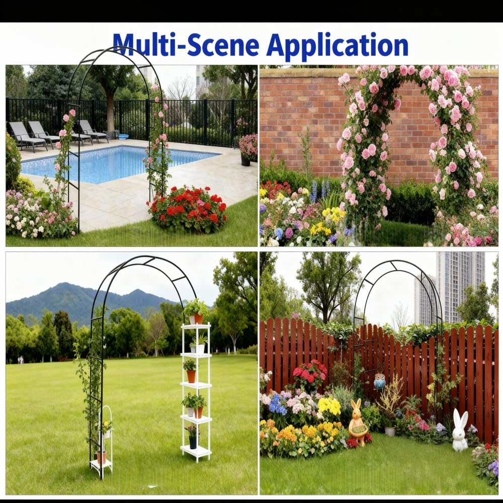 Siuchuen versatile arch for birthdays, weddings, and celebrations.