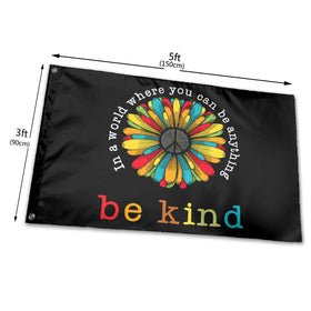 Siiuuol be kind yard banner enhances curb appeal and encourages positive conversations.