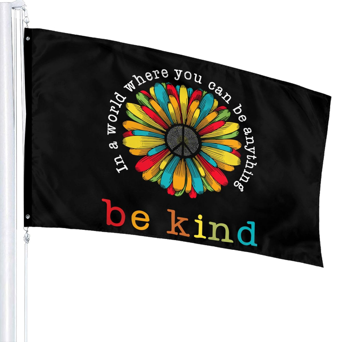 Siiuuol outdoor indoor flag with grommets for easy installation and wind-ready display.