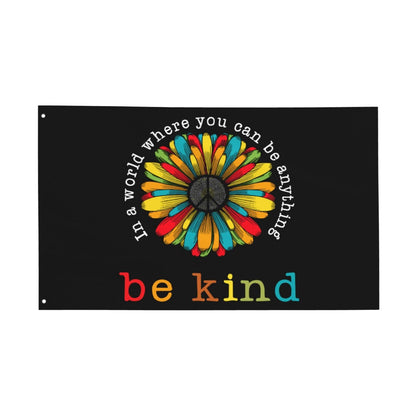 Siiuuol world kindness flag on porch for vibrant outdoor decor and message visibility.