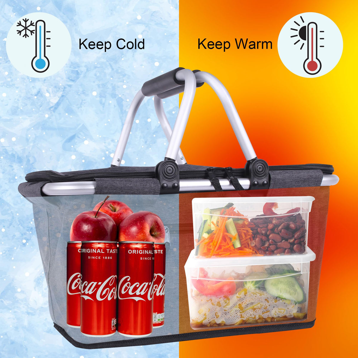 SIYUAN lightweight wide handles reduce hand fatigue during carry.