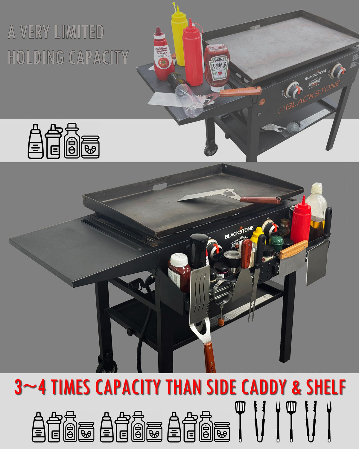No-drill installation kit included for quick front-mounted setup.