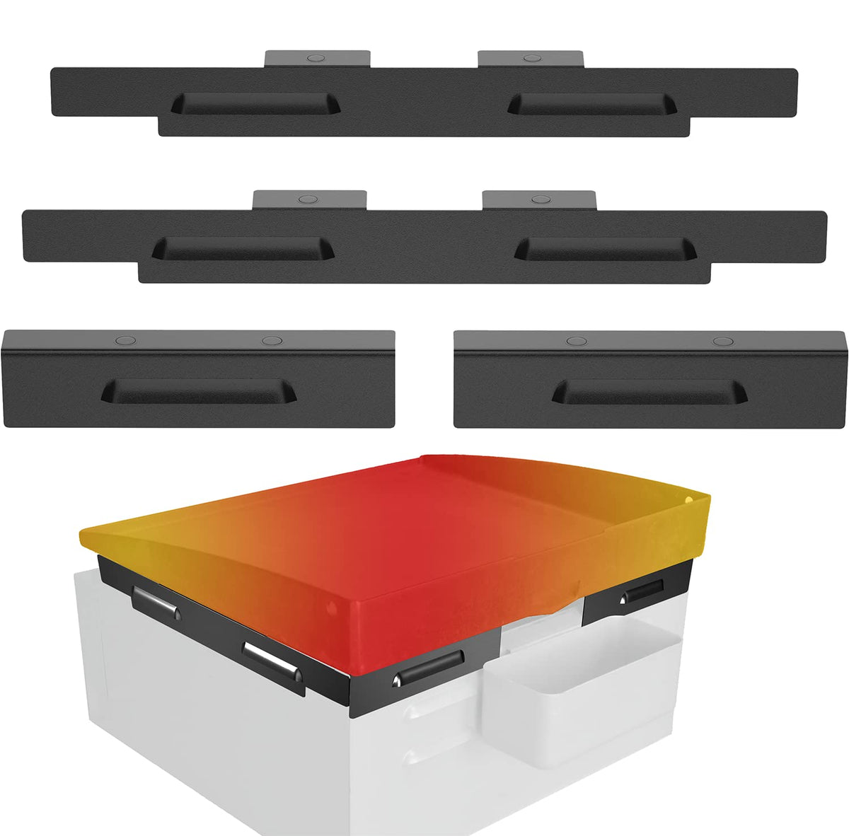 Sivsis magnetic wind guard on bottom edge stabilizes flames for windy cooks