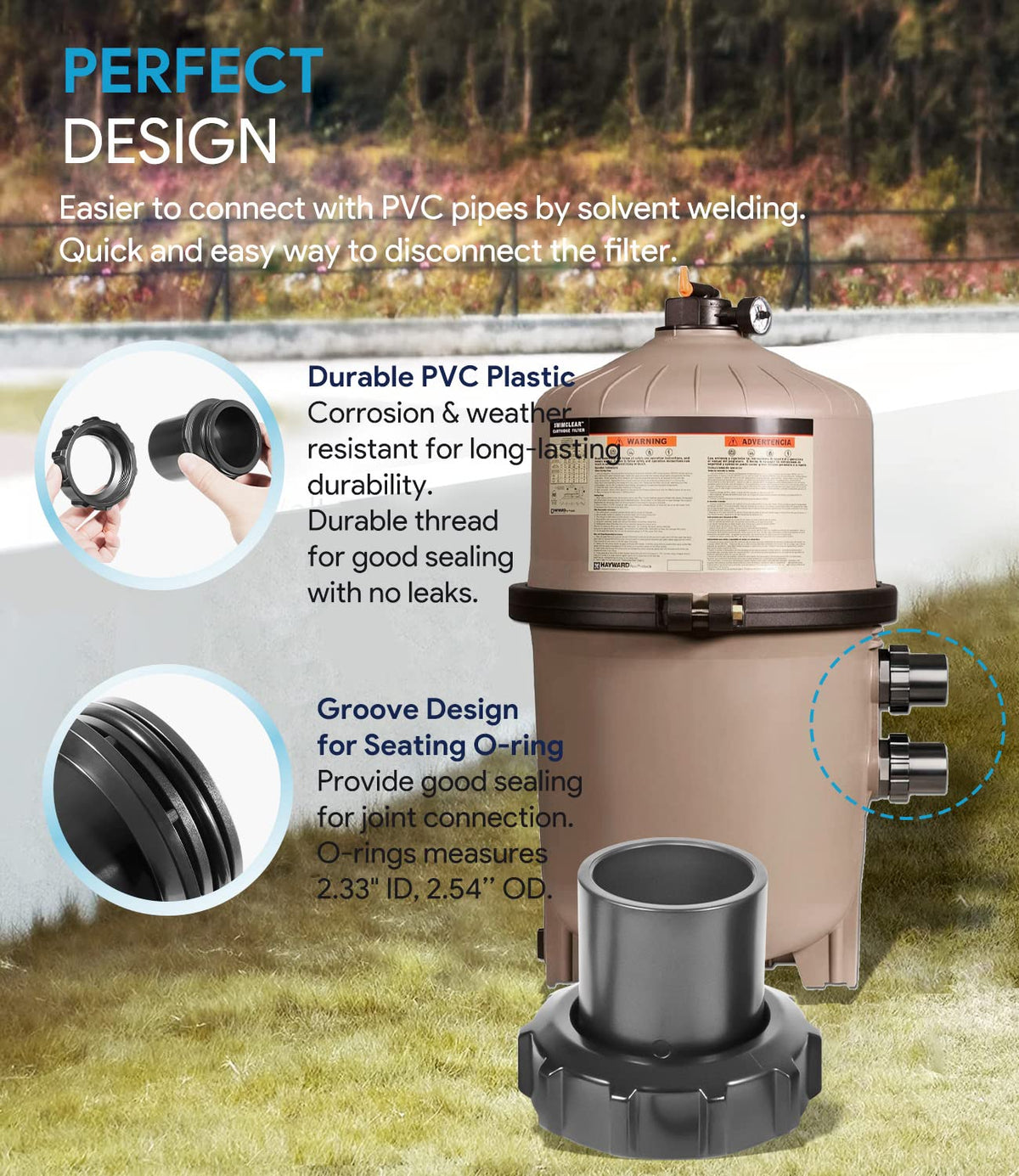 Sixcow DE2400PAK2CS slip connectors support quick, tool-free installation.