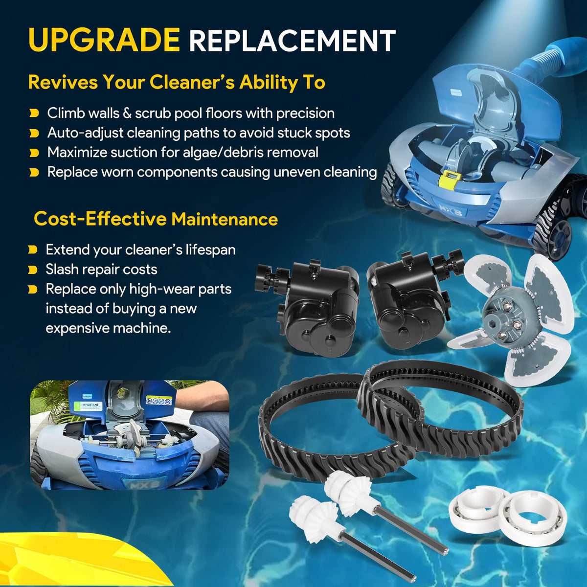 Sixcow Flex Power Turbine R0524900 ready to enhance pool cleaner performance