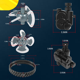 Sixcow Heavy-Duty Tracks prepared for durable pool floor cleaning