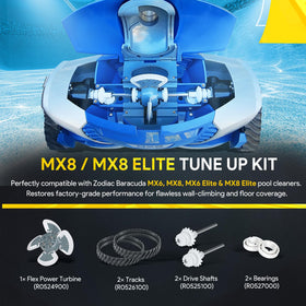 Sixcow flex power turbine component ready for quick replacement and improved suction.