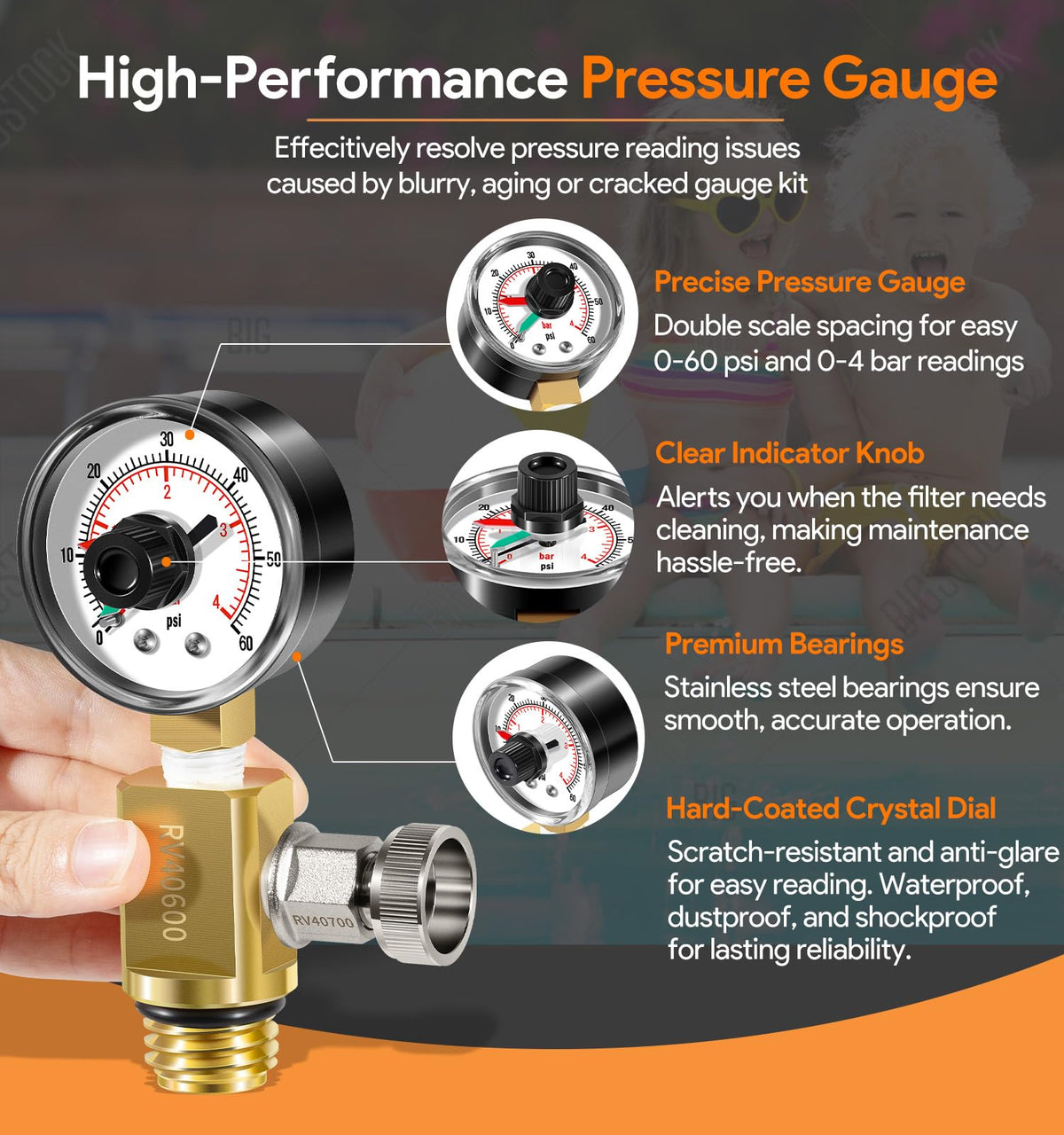 Sixcow preinstalled O-ring ensures leak-free valve installation.