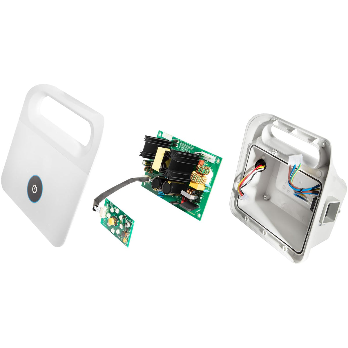 Sixcow packaging includes power supply and cord for all-in-one replacement.
