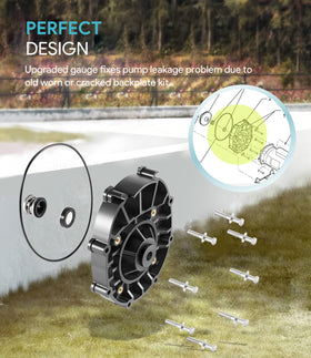 Carbon seal components for Sixcow backplate ensure reliable sealing.