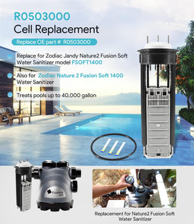 Sixcow R0503000 cell kit components for simple replacement.