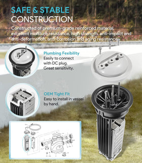 Sixcow R0503000 self-cleaning technology enables low maintenance.