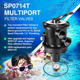 Sixcow SP0714T Vari-Flo XL valve side profile showing 7-position control