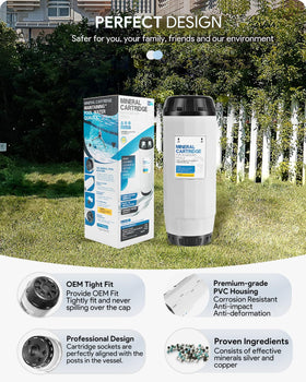 Sixcow water stays crystal clear and algae-free.