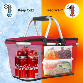 SIYUAN 27L basket is versatile for markets, picnics, camping, and home organization.
