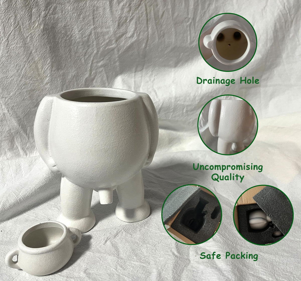 Sizavi gift-ready plant pot, ideal for birthdays or housewarmings.