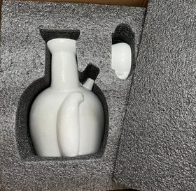 Sizavi quirky human planter enhances shelves, windowsills, and tabletops.