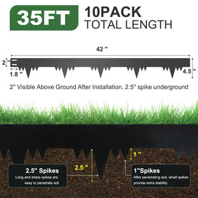 SJPULMO lawn edging stake with latch provides secure stability.