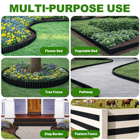 SJPULMO keeps grass out and soil tidy along flower beds.