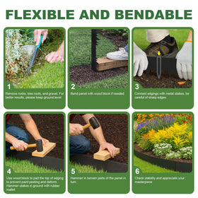 SJPULMO edging kit ideal for flower beds, borders, and paths.