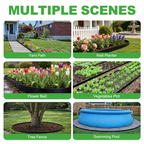 SJPULMO versatile border for lawns, flower beds, trees, and plots