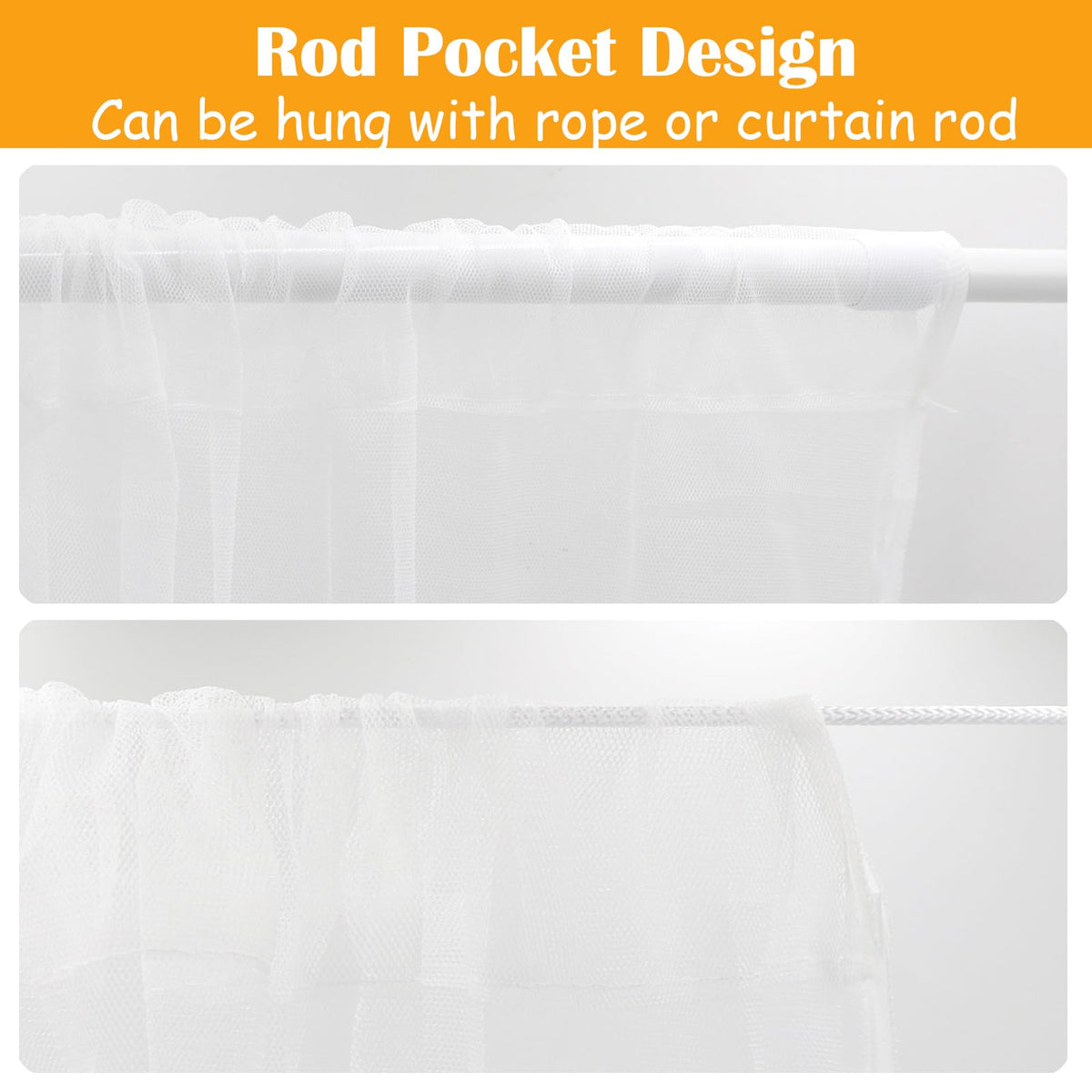 SK Studio patio setup with rod-pocket curtains for easy hanging