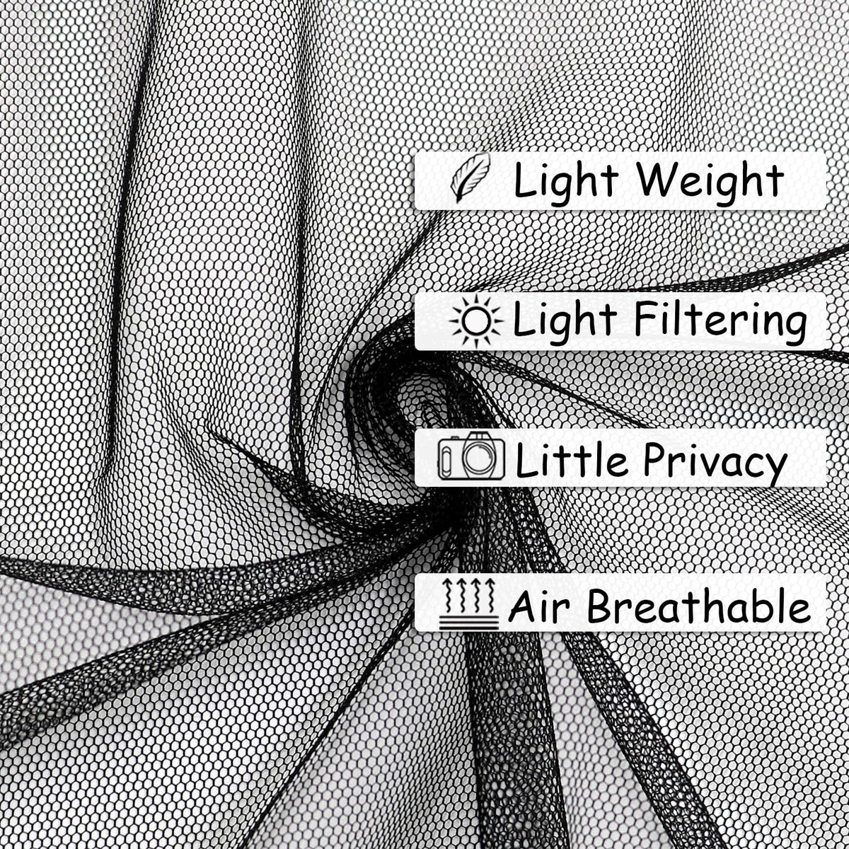 SK Studio privacy mesh curtains offer outdoor UV protection and shade