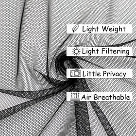 SK Studio privacy mesh curtains offer outdoor UV protection and shade