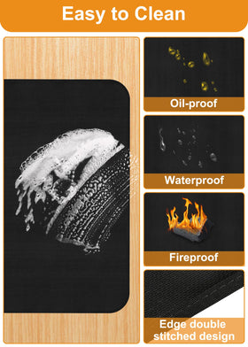 SKABLIX fireproof material with fiberglass core withstands high heat for safe outdoor cooking.