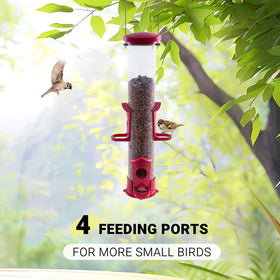 Skaithee transparent seed tube shows two-point-two-pound capacity