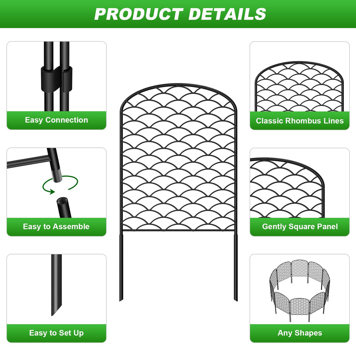 Skcoipsra rustproof fence panel combines durability with weather-ready performance.