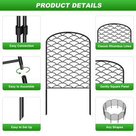 Skcoipsra rustproof fence panel combines durability with weather-ready performance.
