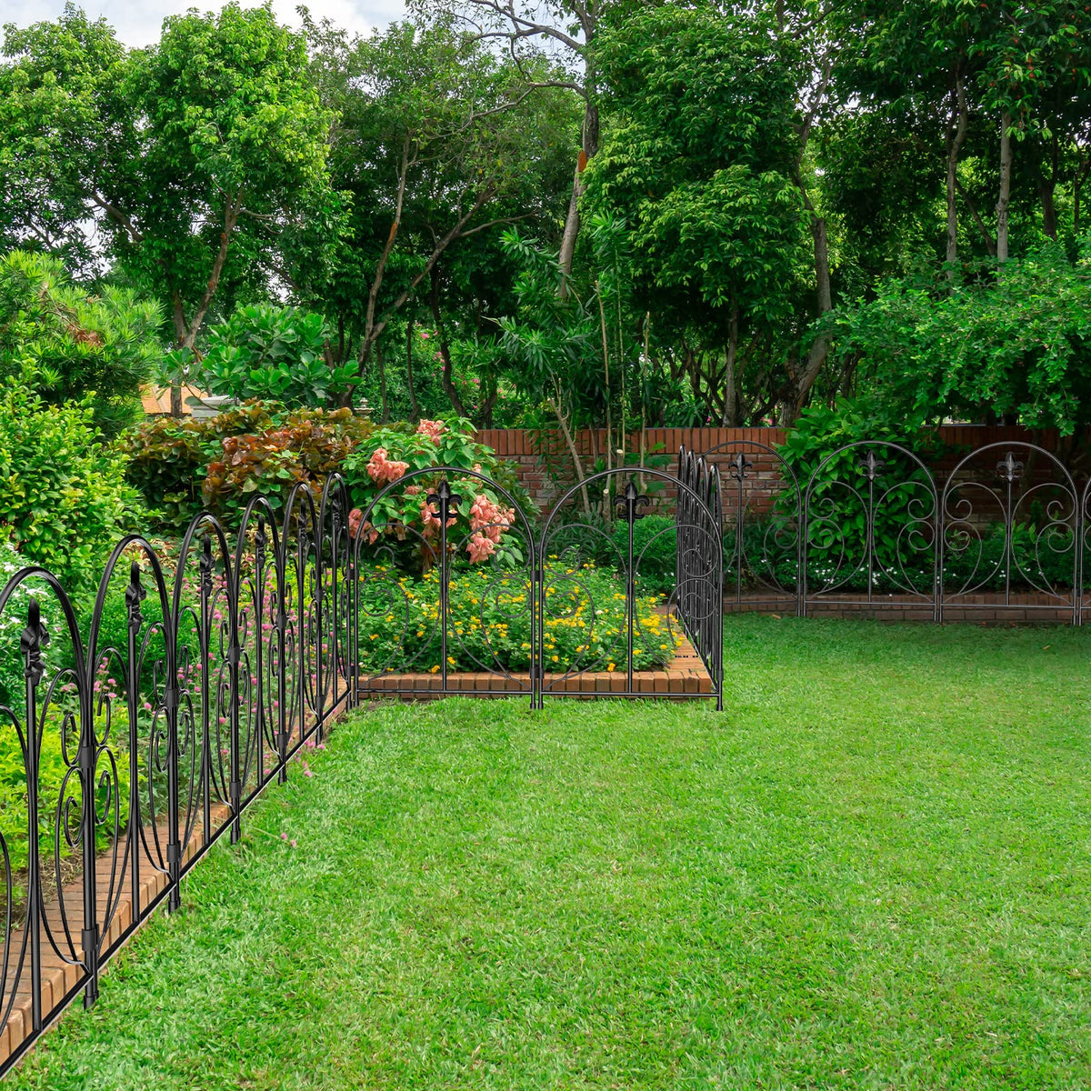 Skcoipsra easy assembly fence snaps simplify setup without tools