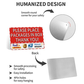 SKDSArts delivery sign versatile decor for porch, office, or garage