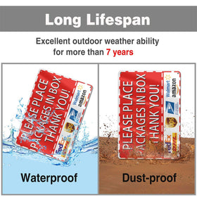 SKDSArts delivery sign rustproof and durable for outdoor use