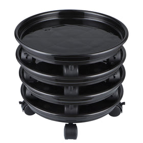 Skelang plant caddy with 11.8-inch diameter for stable support of large pots.