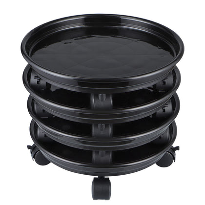 Skelang plant caddy with 11.8-inch diameter for stable support of large pots.