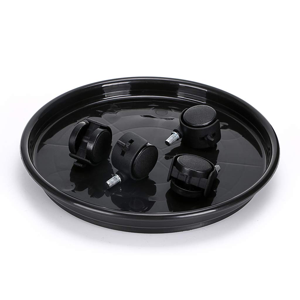 Skelang caddy moves heavy pots effortlessly thanks to unlockable wheels.