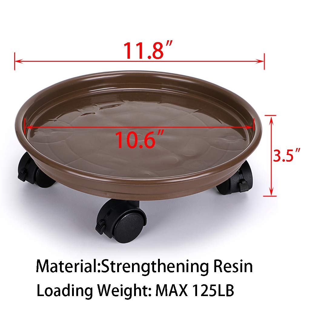 Skelang Plant Caddy sturdy tray supporting large planters safely.